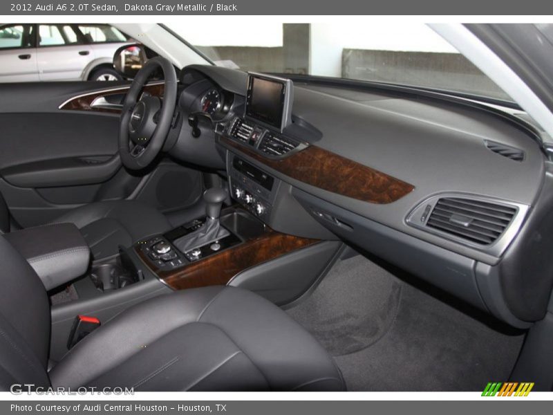 Dakota Gray Metallic / Black 2012 Audi A6 2.0T Sedan