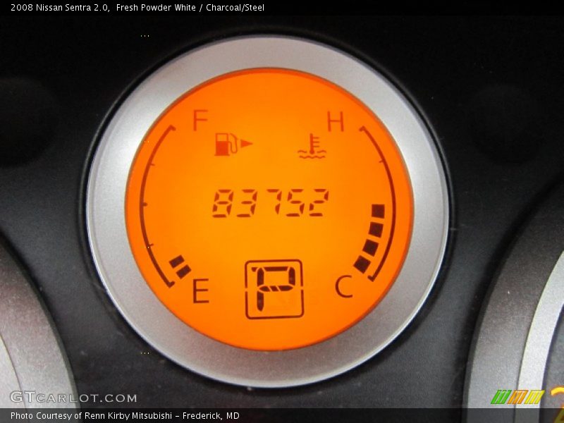 Fresh Powder White / Charcoal/Steel 2008 Nissan Sentra 2.0