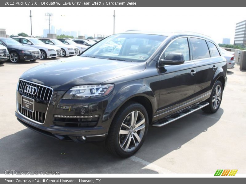 Lava Gray Pearl Effect / Cardamom Beige 2012 Audi Q7 3.0 TDI quattro