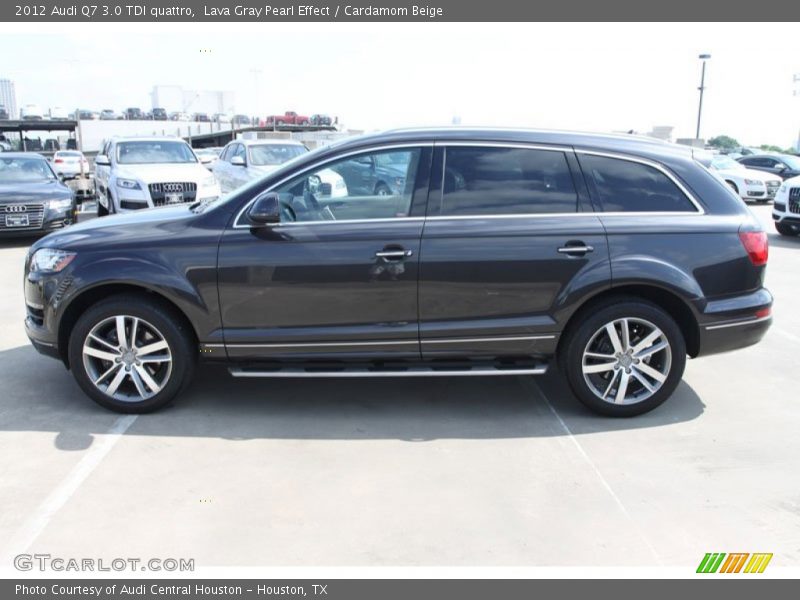 Lava Gray Pearl Effect / Cardamom Beige 2012 Audi Q7 3.0 TDI quattro