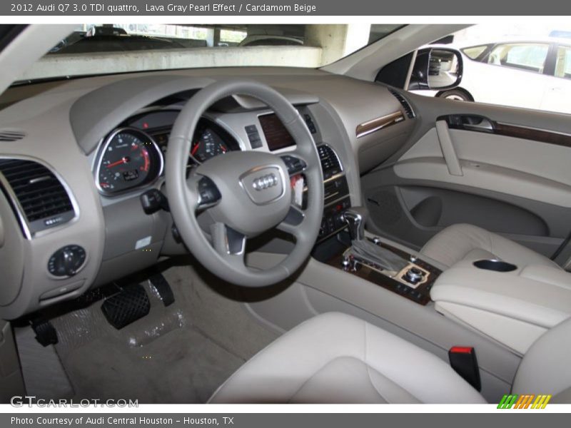 Lava Gray Pearl Effect / Cardamom Beige 2012 Audi Q7 3.0 TDI quattro