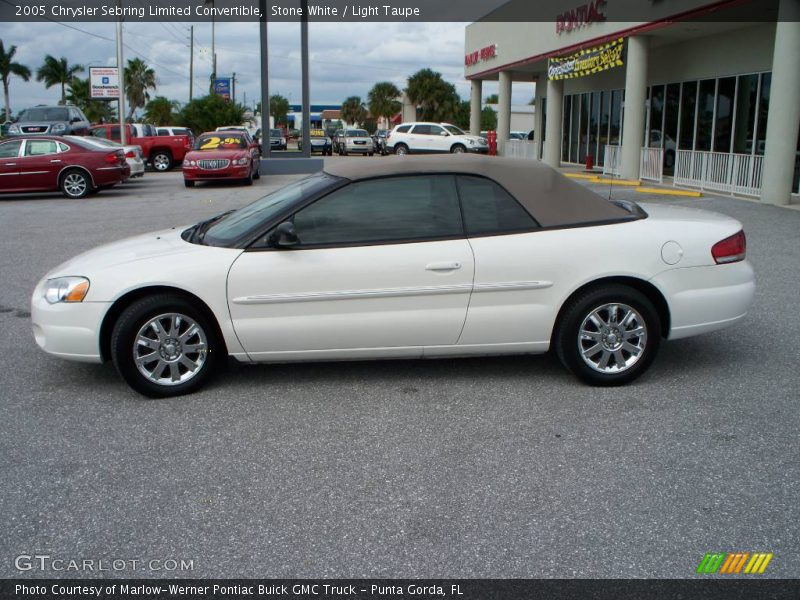 Stone White / Light Taupe 2005 Chrysler Sebring Limited Convertible