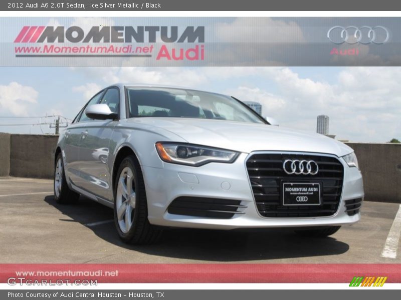 Ice Silver Metallic / Black 2012 Audi A6 2.0T Sedan