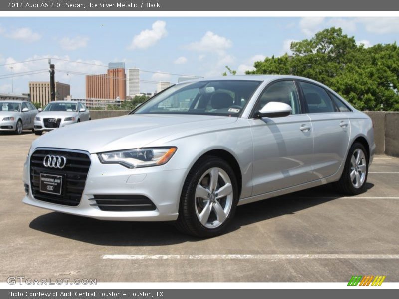 Ice Silver Metallic / Black 2012 Audi A6 2.0T Sedan