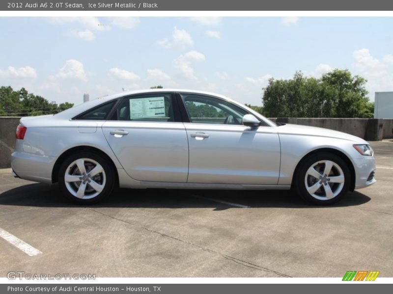 Ice Silver Metallic / Black 2012 Audi A6 2.0T Sedan
