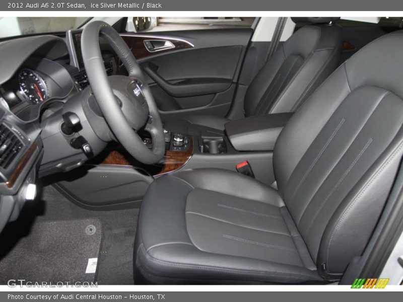 Ice Silver Metallic / Black 2012 Audi A6 2.0T Sedan