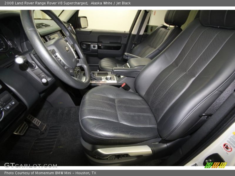Alaska White / Jet Black 2008 Land Rover Range Rover V8 Supercharged