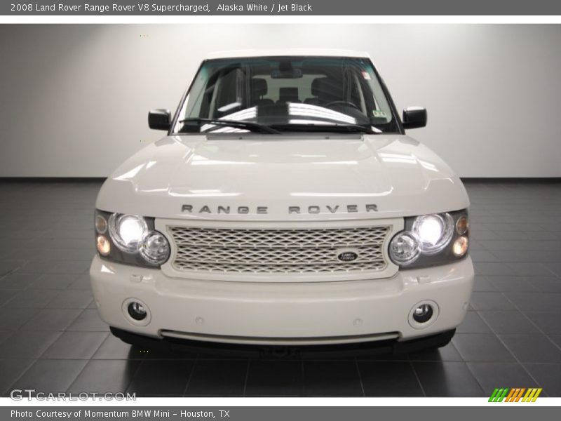 Alaska White / Jet Black 2008 Land Rover Range Rover V8 Supercharged