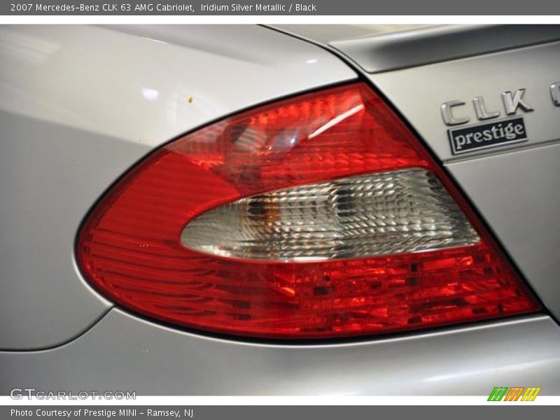 Iridium Silver Metallic / Black 2007 Mercedes-Benz CLK 63 AMG Cabriolet