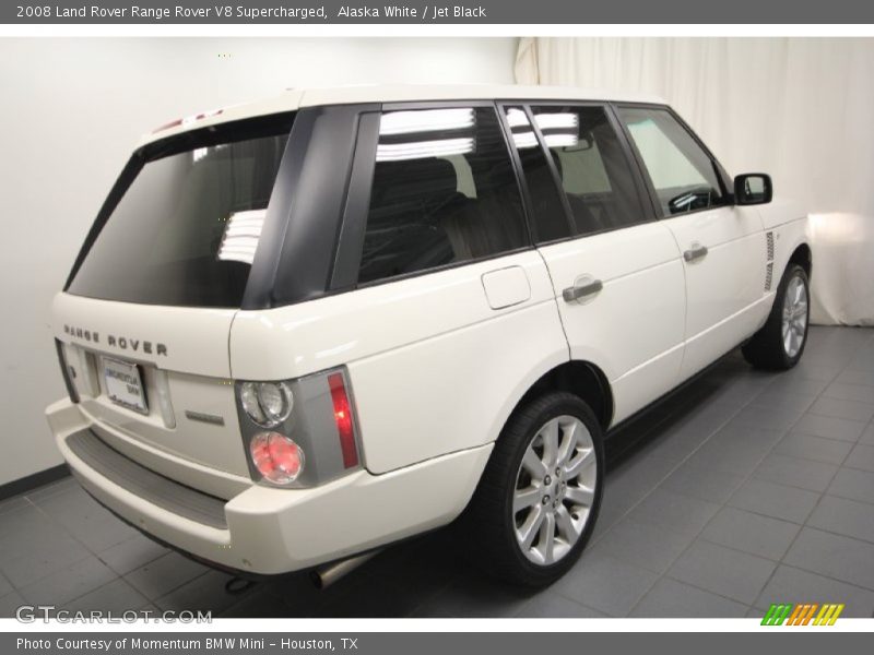 Alaska White / Jet Black 2008 Land Rover Range Rover V8 Supercharged