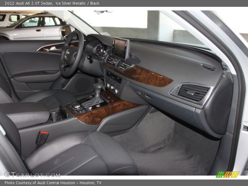 Ice Silver Metallic / Black 2012 Audi A6 2.0T Sedan