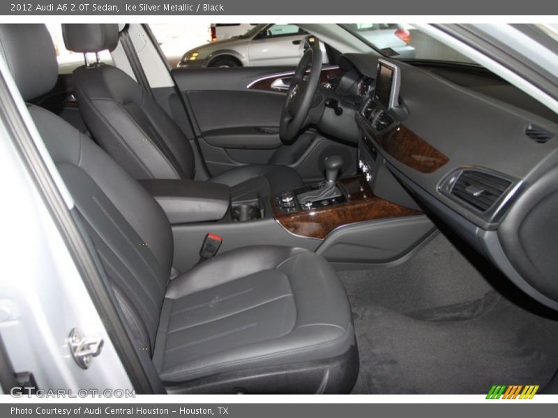 Ice Silver Metallic / Black 2012 Audi A6 2.0T Sedan