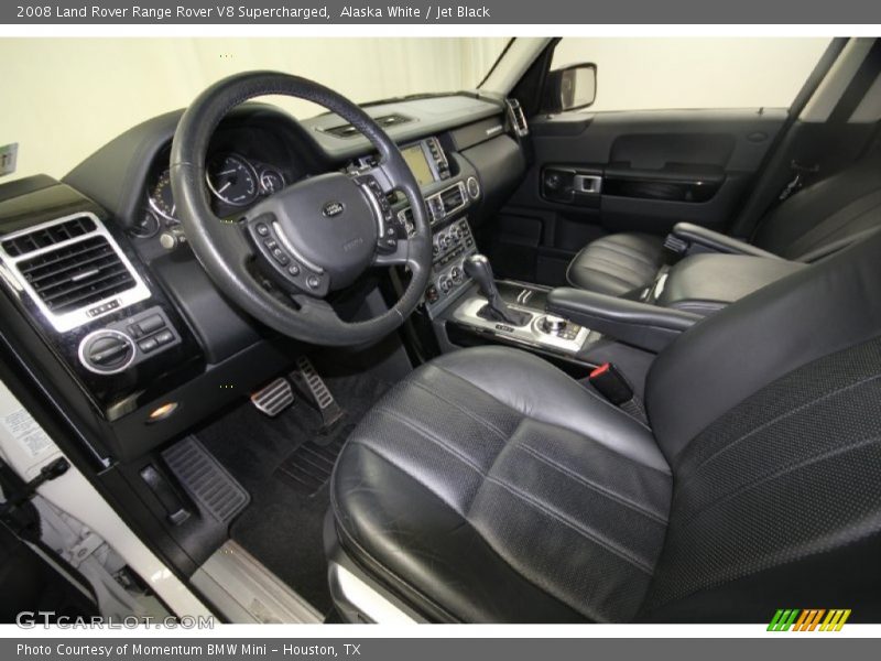  2008 Range Rover V8 Supercharged Jet Black Interior