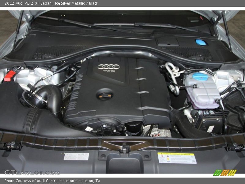 Ice Silver Metallic / Black 2012 Audi A6 2.0T Sedan
