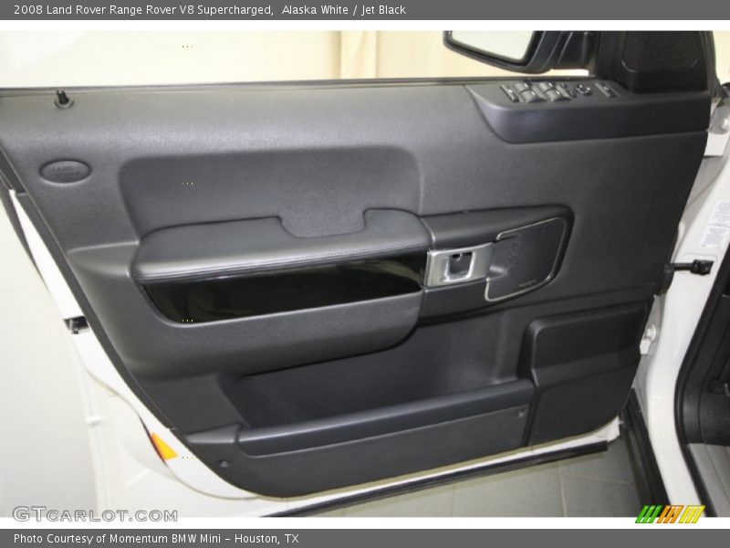 Alaska White / Jet Black 2008 Land Rover Range Rover V8 Supercharged