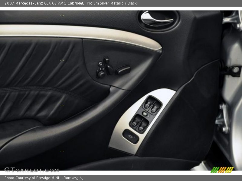 Iridium Silver Metallic / Black 2007 Mercedes-Benz CLK 63 AMG Cabriolet