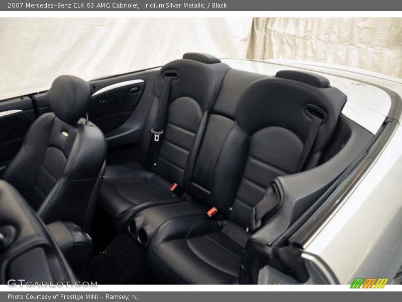 Rear Seat of 2007 CLK 63 AMG Cabriolet