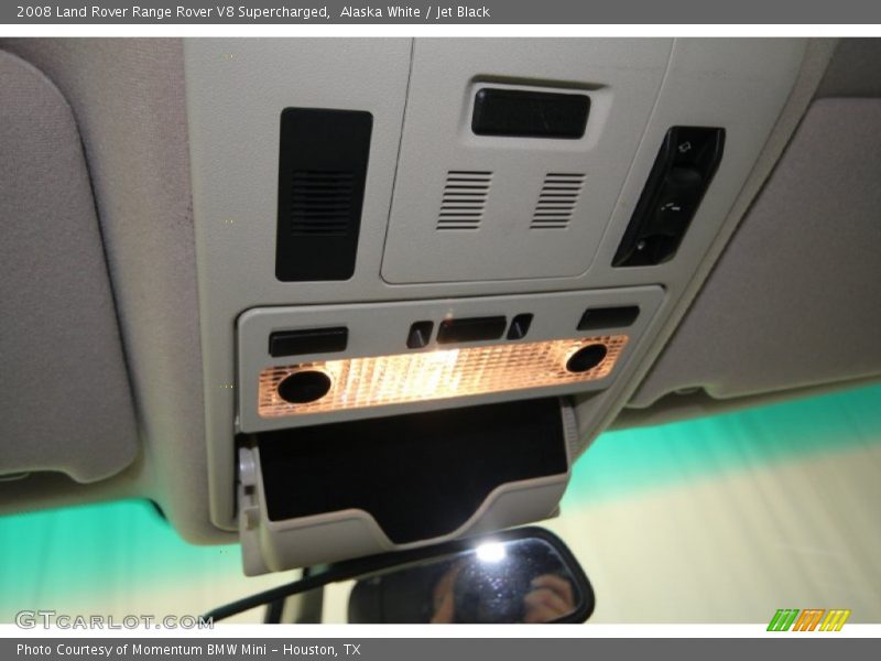 Alaska White / Jet Black 2008 Land Rover Range Rover V8 Supercharged