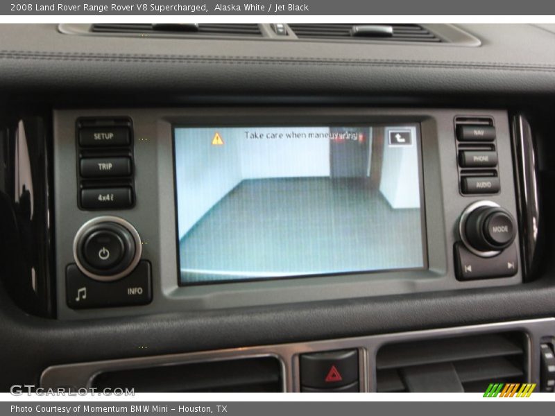 Alaska White / Jet Black 2008 Land Rover Range Rover V8 Supercharged