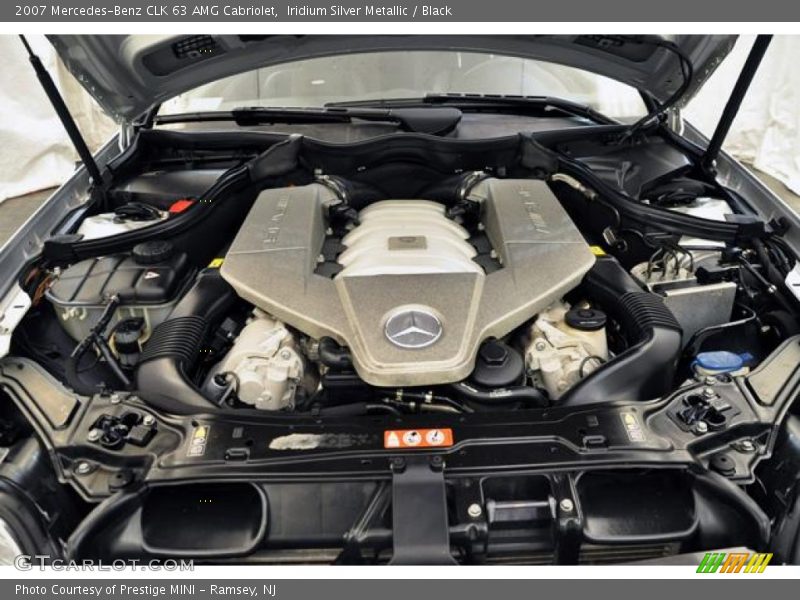  2007 CLK 63 AMG Cabriolet Engine - 6.2 Liter AMG DOHC 32-Valve VVT V8