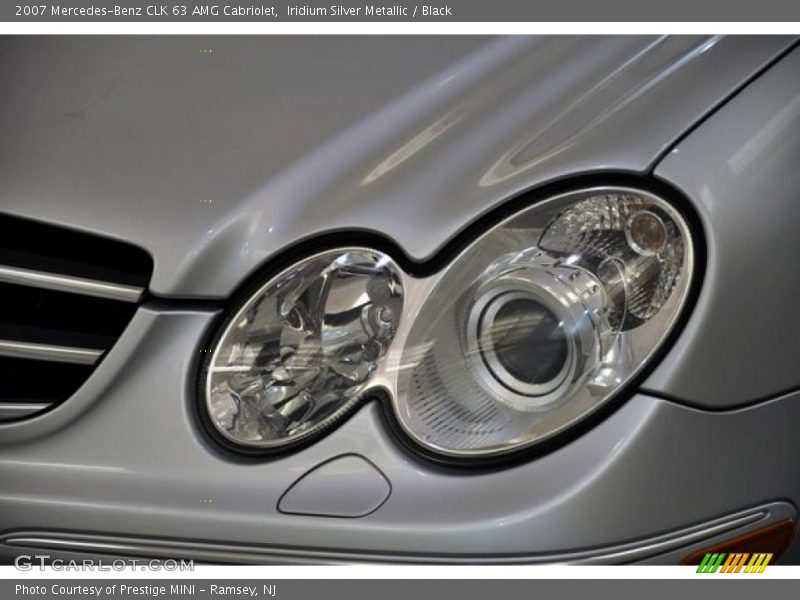 Iridium Silver Metallic / Black 2007 Mercedes-Benz CLK 63 AMG Cabriolet