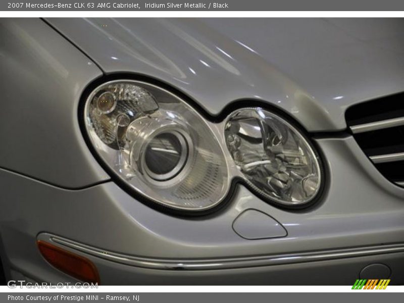 Iridium Silver Metallic / Black 2007 Mercedes-Benz CLK 63 AMG Cabriolet