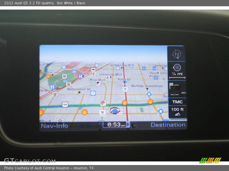 Ibis White / Black 2012 Audi Q5 3.2 FSI quattro