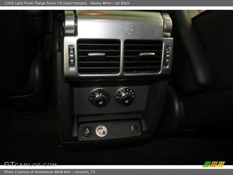 Alaska White / Jet Black 2008 Land Rover Range Rover V8 Supercharged