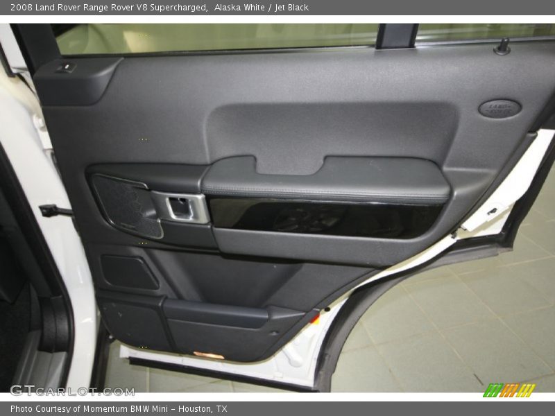 Alaska White / Jet Black 2008 Land Rover Range Rover V8 Supercharged
