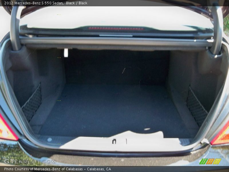 Black / Black 2012 Mercedes-Benz S 550 Sedan