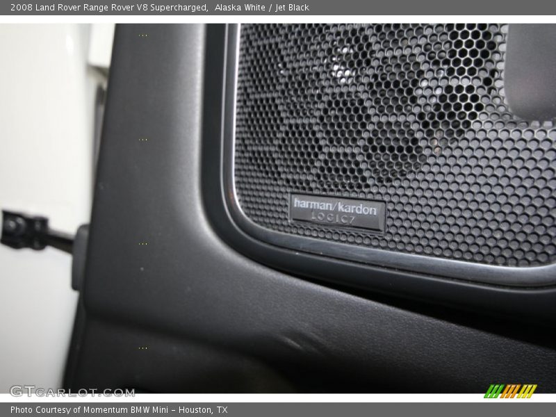 Alaska White / Jet Black 2008 Land Rover Range Rover V8 Supercharged