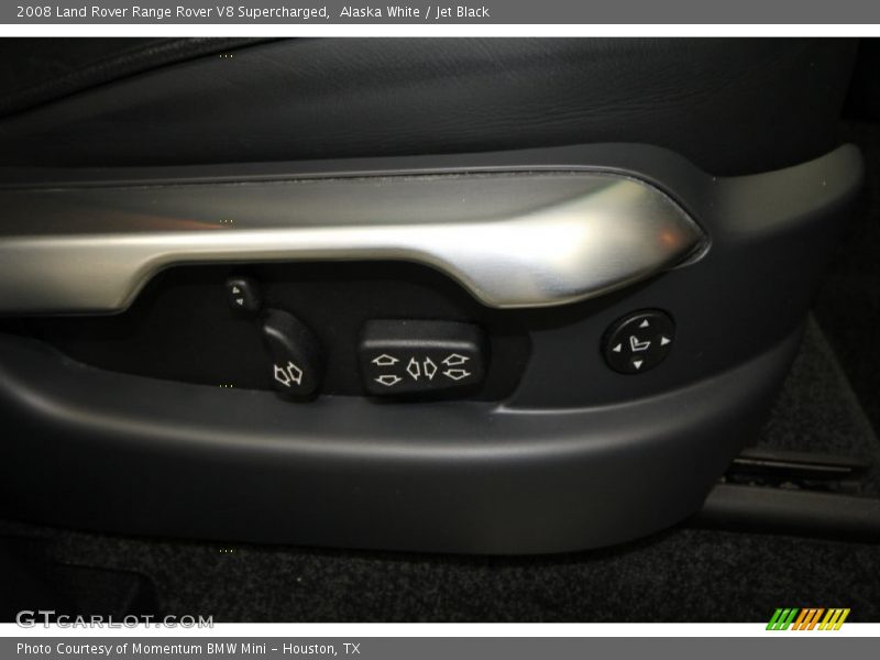 Alaska White / Jet Black 2008 Land Rover Range Rover V8 Supercharged