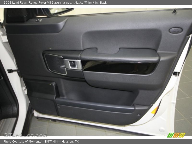 Alaska White / Jet Black 2008 Land Rover Range Rover V8 Supercharged