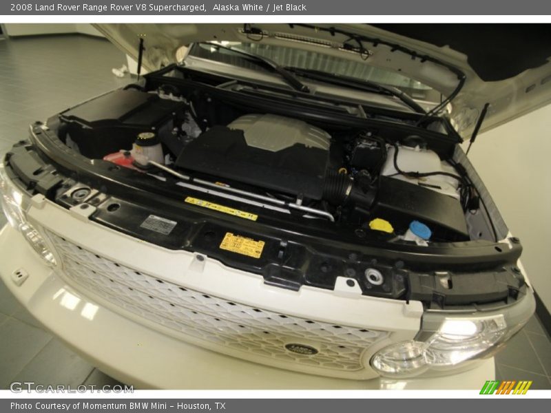 Alaska White / Jet Black 2008 Land Rover Range Rover V8 Supercharged