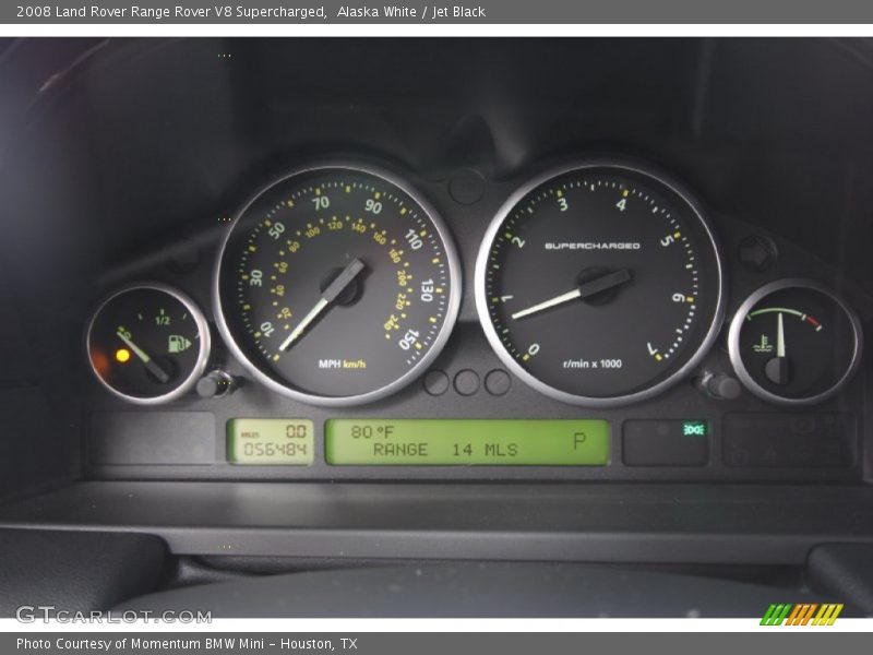  2008 Range Rover V8 Supercharged V8 Supercharged Gauges