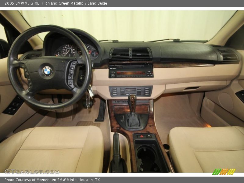 Highland Green Metallic / Sand Beige 2005 BMW X5 3.0i