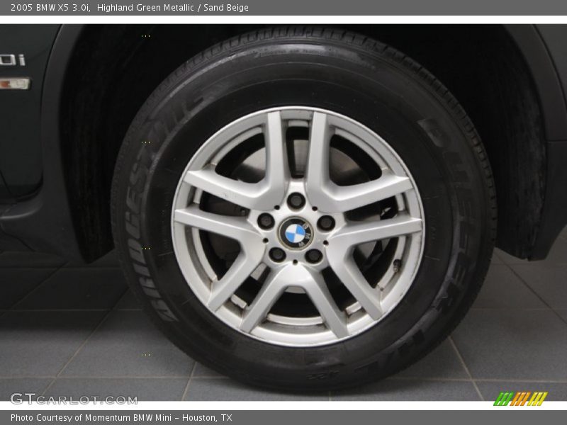 Highland Green Metallic / Sand Beige 2005 BMW X5 3.0i