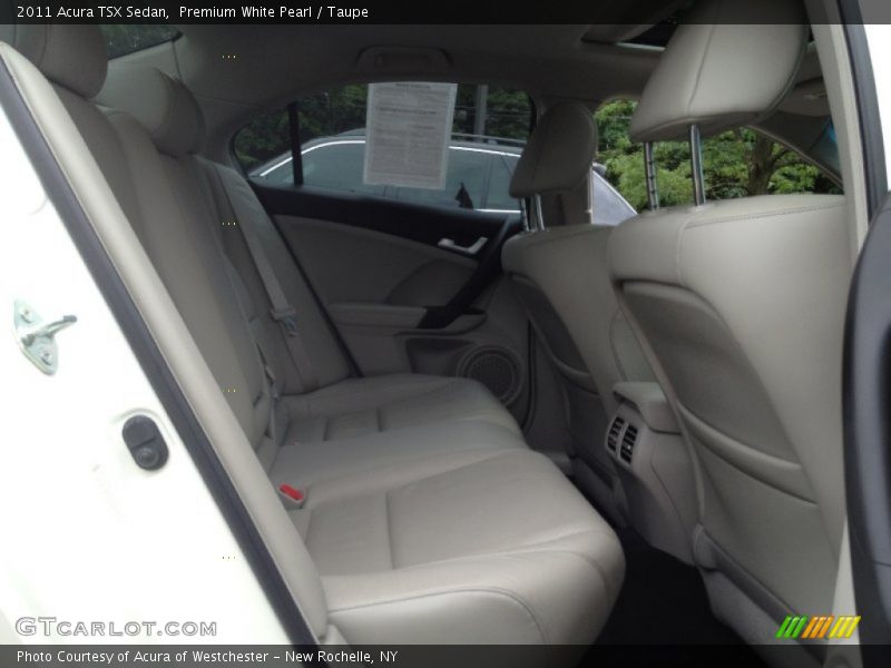 Premium White Pearl / Taupe 2011 Acura TSX Sedan