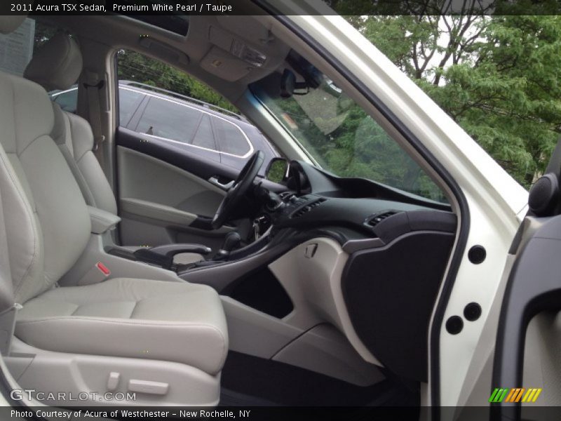 Premium White Pearl / Taupe 2011 Acura TSX Sedan