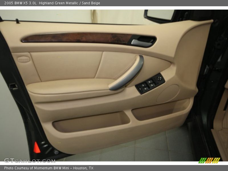 Highland Green Metallic / Sand Beige 2005 BMW X5 3.0i