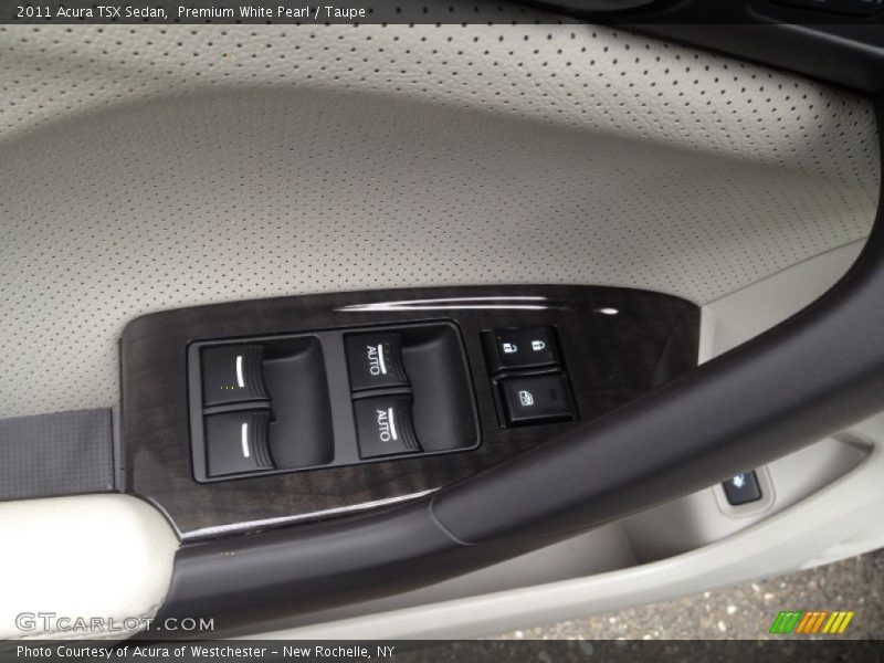 Premium White Pearl / Taupe 2011 Acura TSX Sedan
