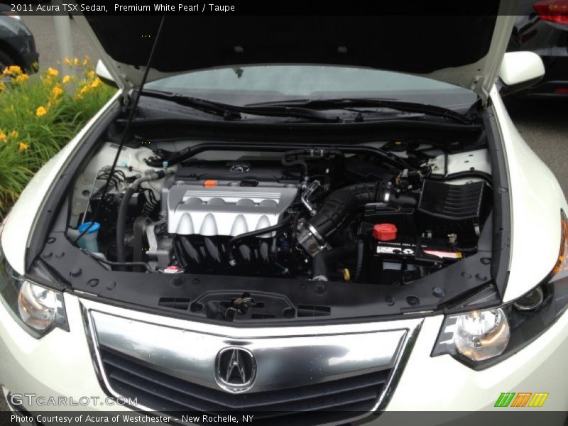 Premium White Pearl / Taupe 2011 Acura TSX Sedan