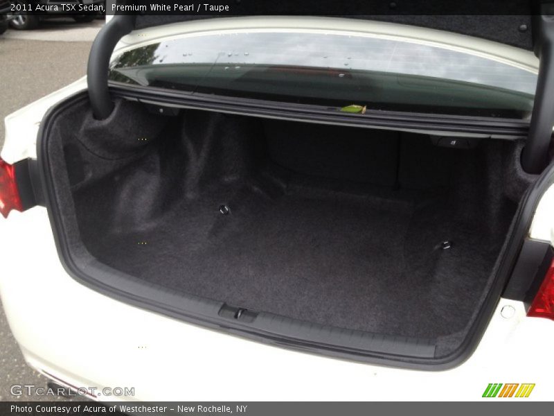 Premium White Pearl / Taupe 2011 Acura TSX Sedan