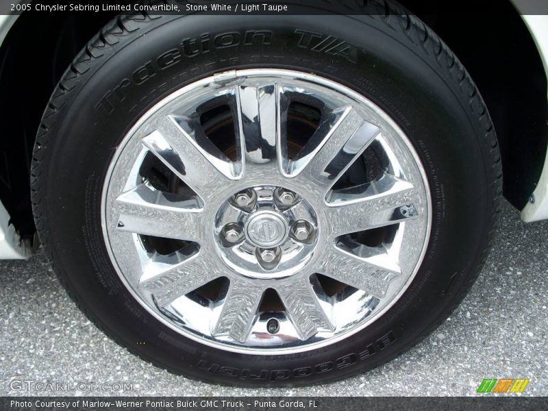 Stone White / Light Taupe 2005 Chrysler Sebring Limited Convertible