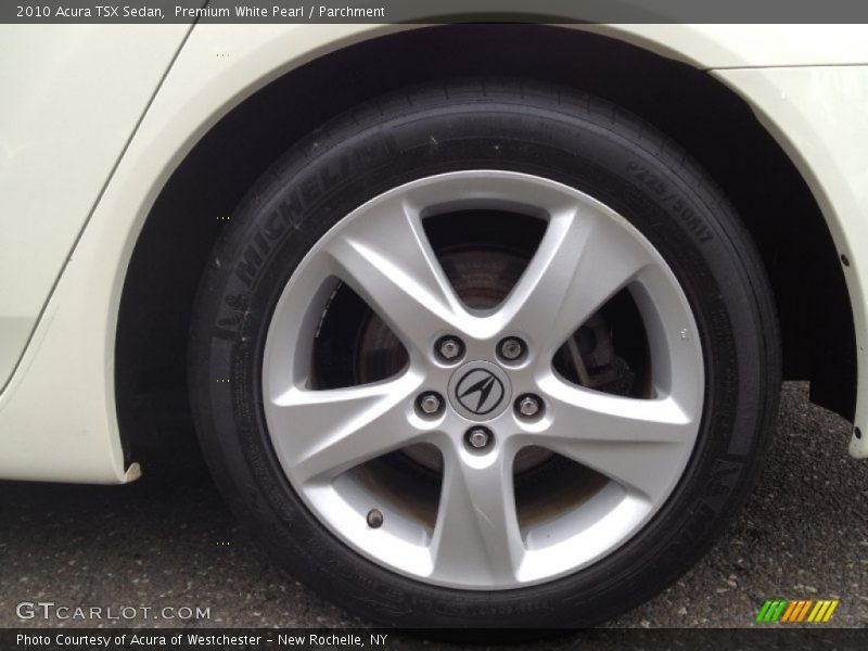 Premium White Pearl / Parchment 2010 Acura TSX Sedan
