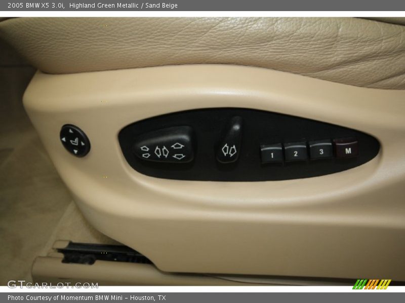 Highland Green Metallic / Sand Beige 2005 BMW X5 3.0i
