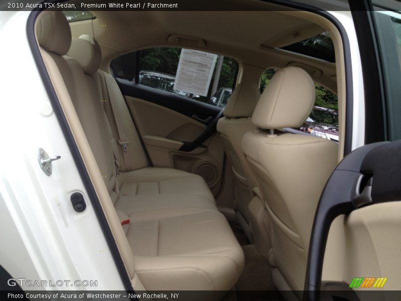 Premium White Pearl / Parchment 2010 Acura TSX Sedan