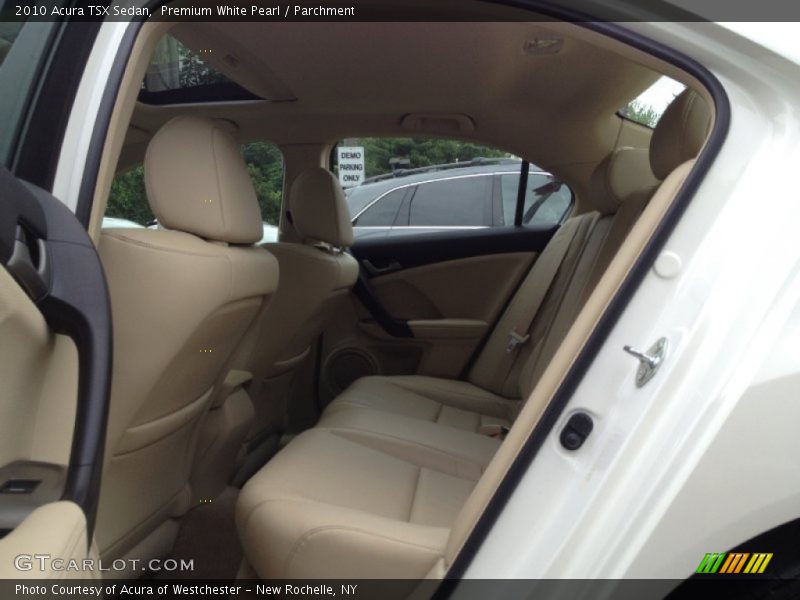 Premium White Pearl / Parchment 2010 Acura TSX Sedan