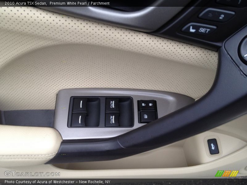 Premium White Pearl / Parchment 2010 Acura TSX Sedan