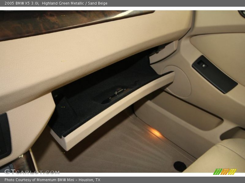 Highland Green Metallic / Sand Beige 2005 BMW X5 3.0i